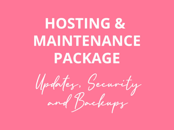 Hosting Package for a year