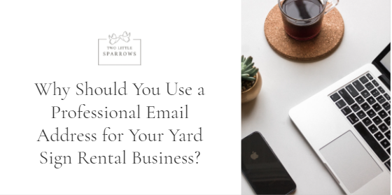Why Should You Use a Professional Email Address for Your Local Business?